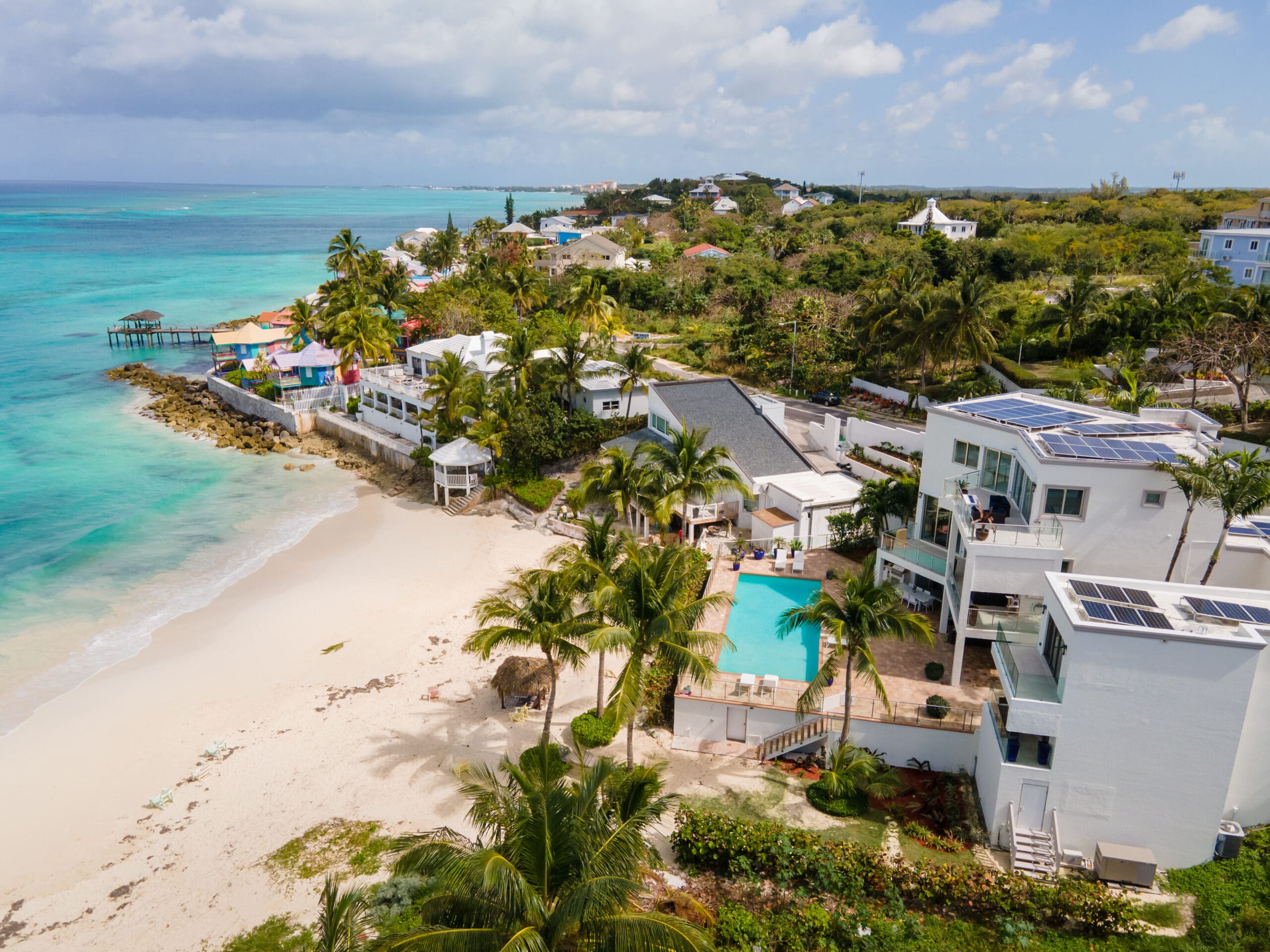 Contemporary Bahamas Villa Sits Right On The White Sand Beach