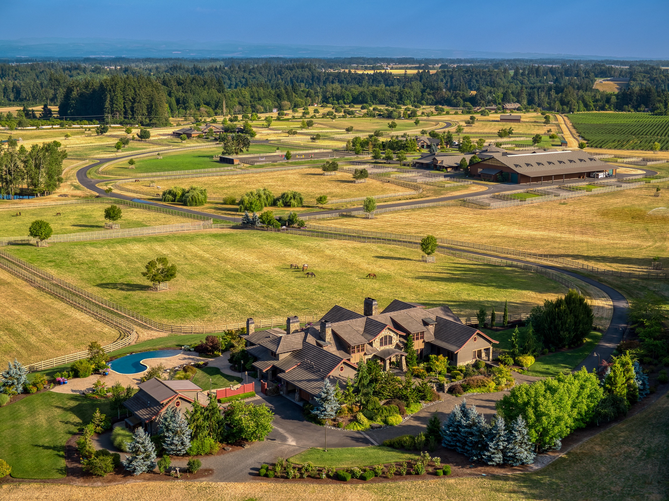A Fully Fitted-Out Equestrian Estate In Oregon Asks $19.5 Million