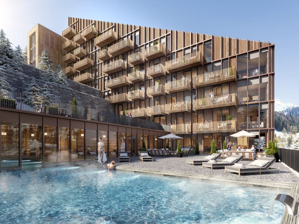 Auf einem Gelände von mehr als 1 Hektar neben dem Dorf gelegen, ist die Guernerés Exclusive Lodge ein außergewöhnliches Projekt mit prestigeträchtigen Chalets und Apartments, die direkt gegenüber der Schneegrenze von Grimentz an den Hang geschmiegt sind.