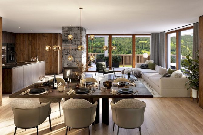 Photo 2 de l'annonce 85675515 - nouvelle construction : appartement mansardé de 3,5 pièces « alpine living