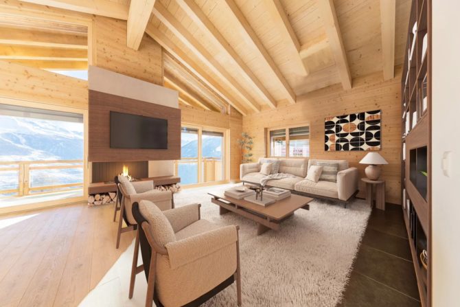 Photo 1 de l'annonce 85691467 - appartement de 4.5 pièces au coeur des 4 vallées