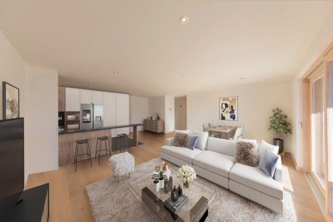 Photo 3 de l'annonce 85691519 - appartement au 3ème étage avec vue panoramique
