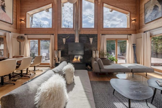 Photo 2 de l'annonce 85823173 - magnifique chalet  5 chambres en suite avec vue mont-blanc