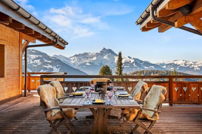 Photo 1 of the property 85657107 - chalet ski in/ski out & panoramablick